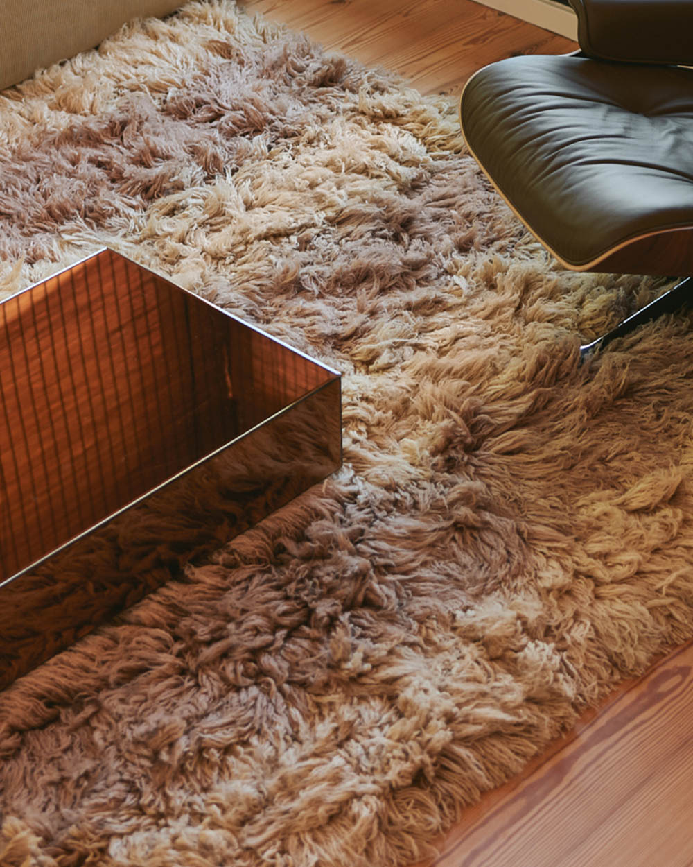 Fluffy Square Rug 250x250 Shore