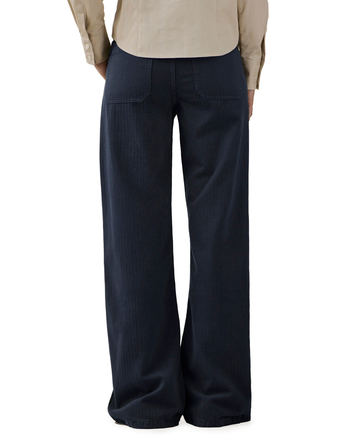 Guell Trousers Chevron Blue Black
