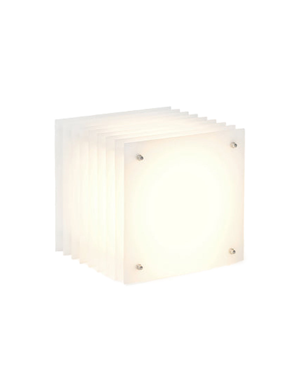 LOP Small Square Table Lamp Milky