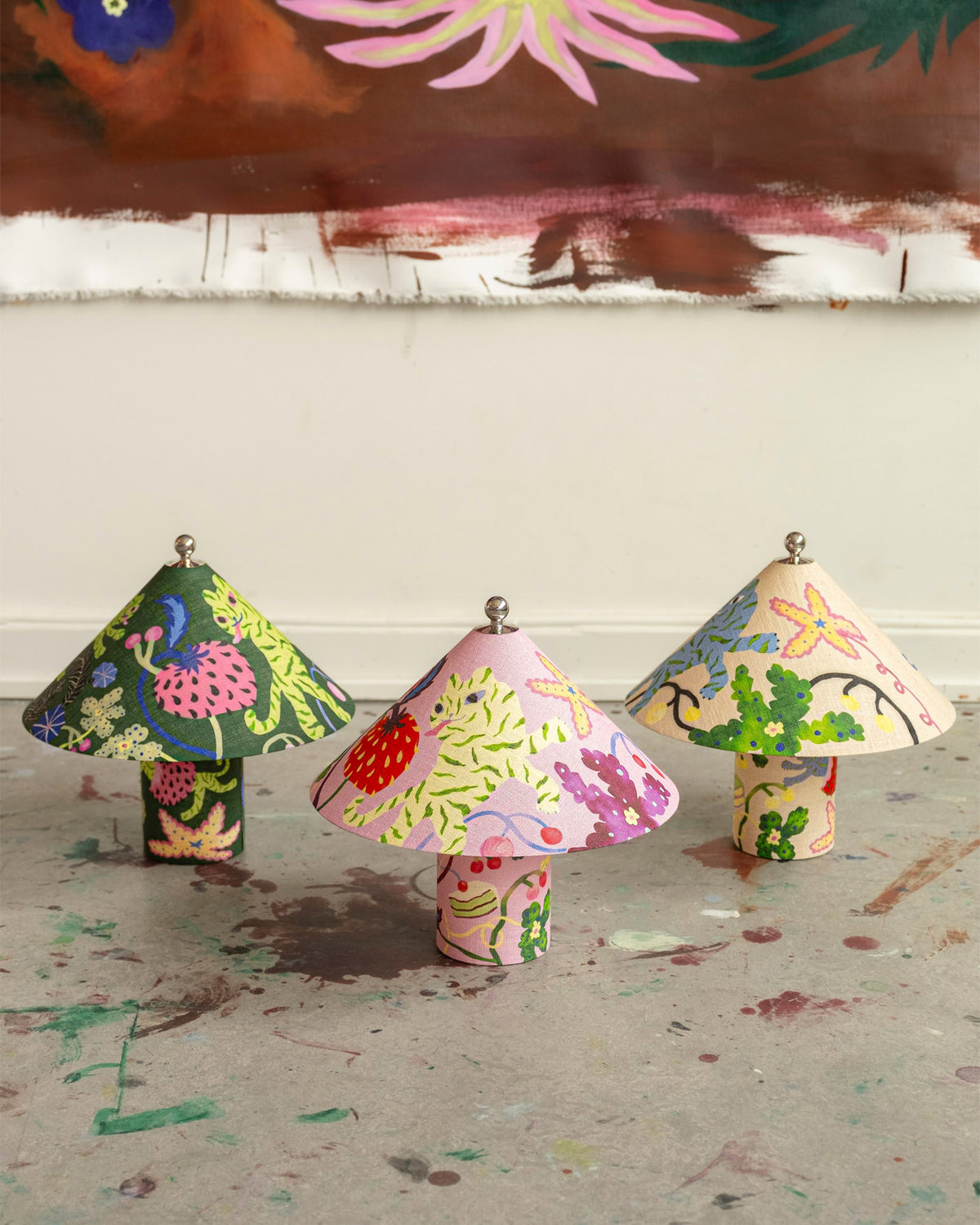 Loulou Lamp Portable Blush Garden