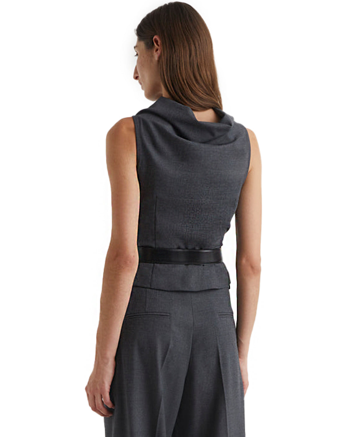 Luisa Suit Top Grey