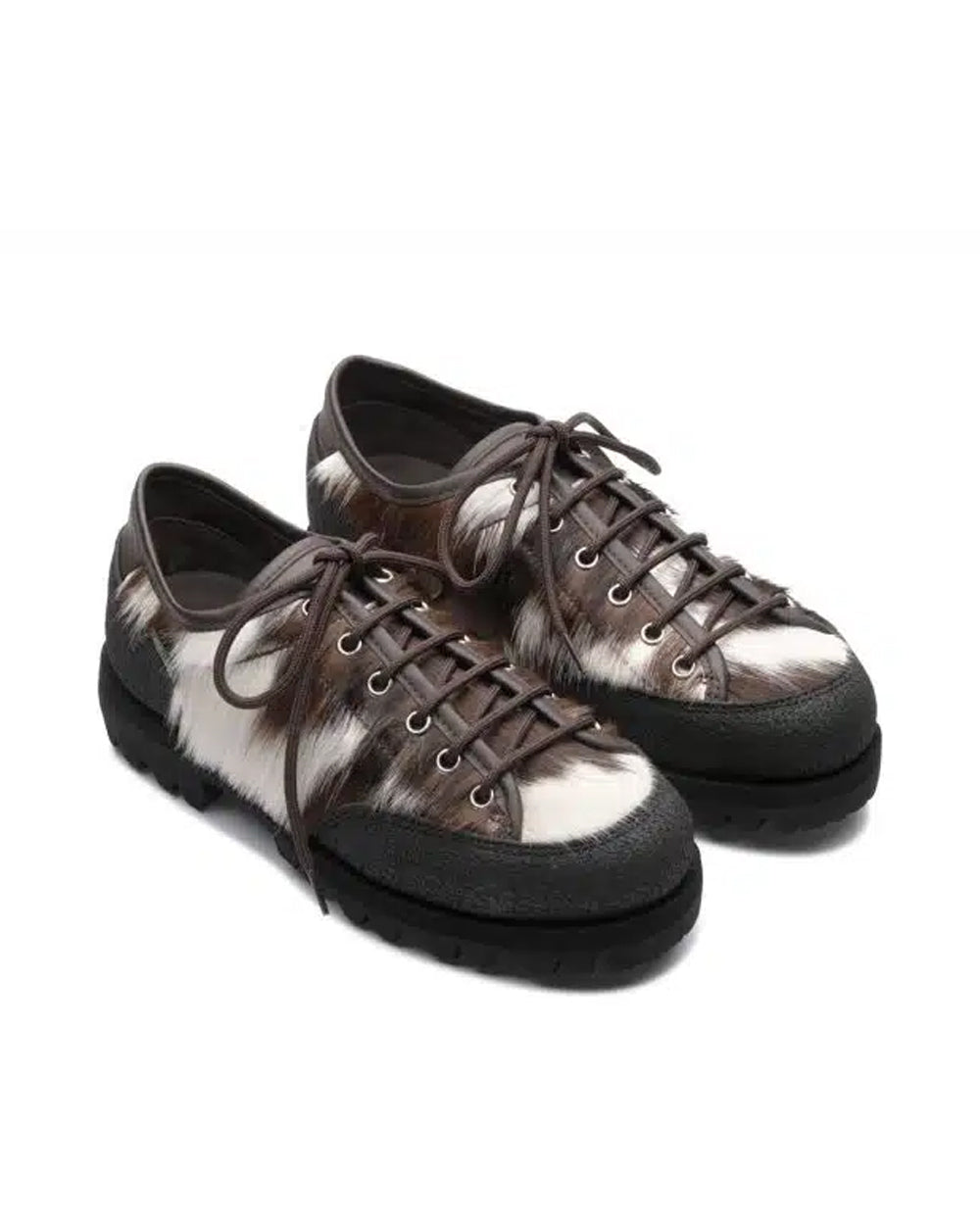 Montana F Derby Shoes Sheep Hair