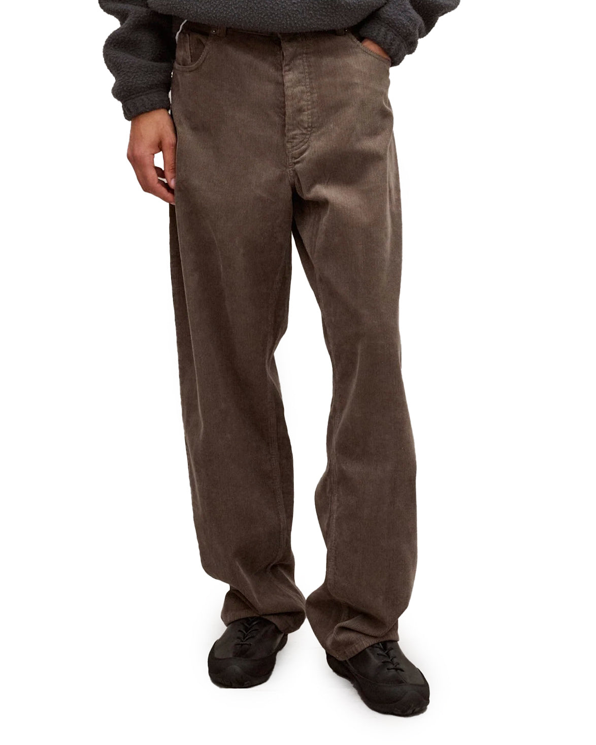 Moor Relaxed Fit Corduoy Pants Faded Wood