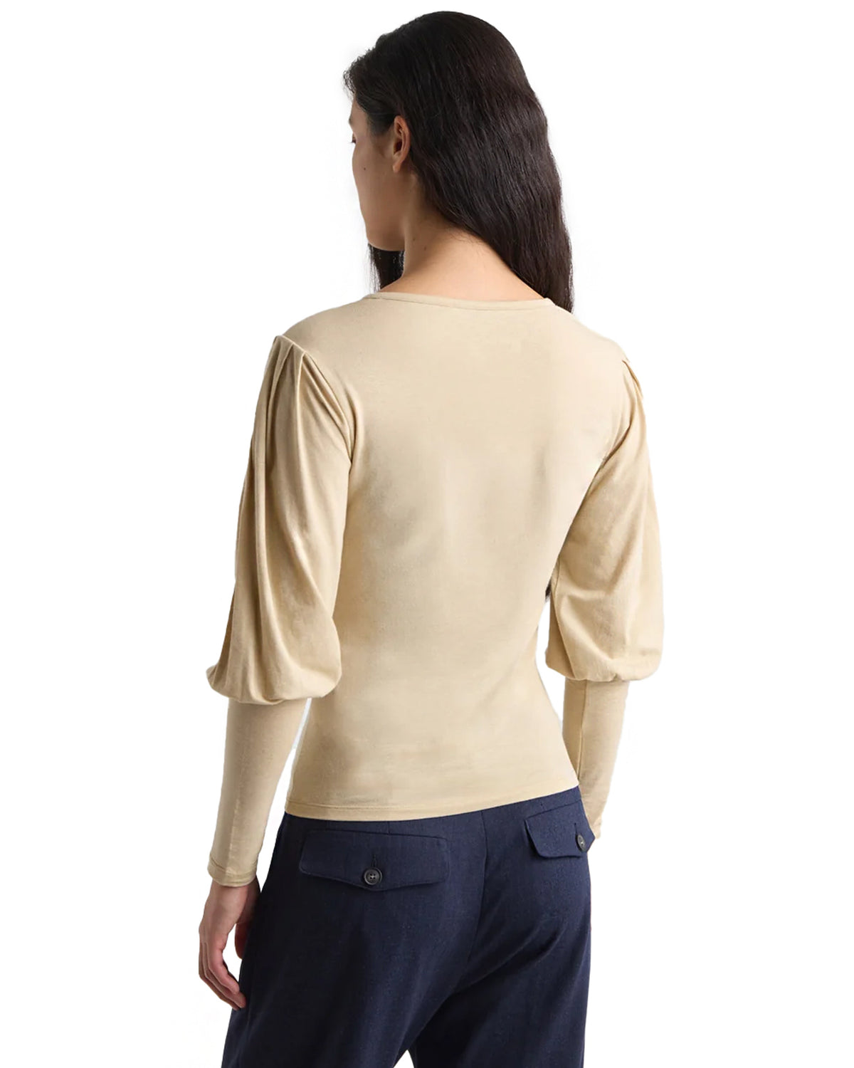 Rafaga Long Sleeve Top Beige