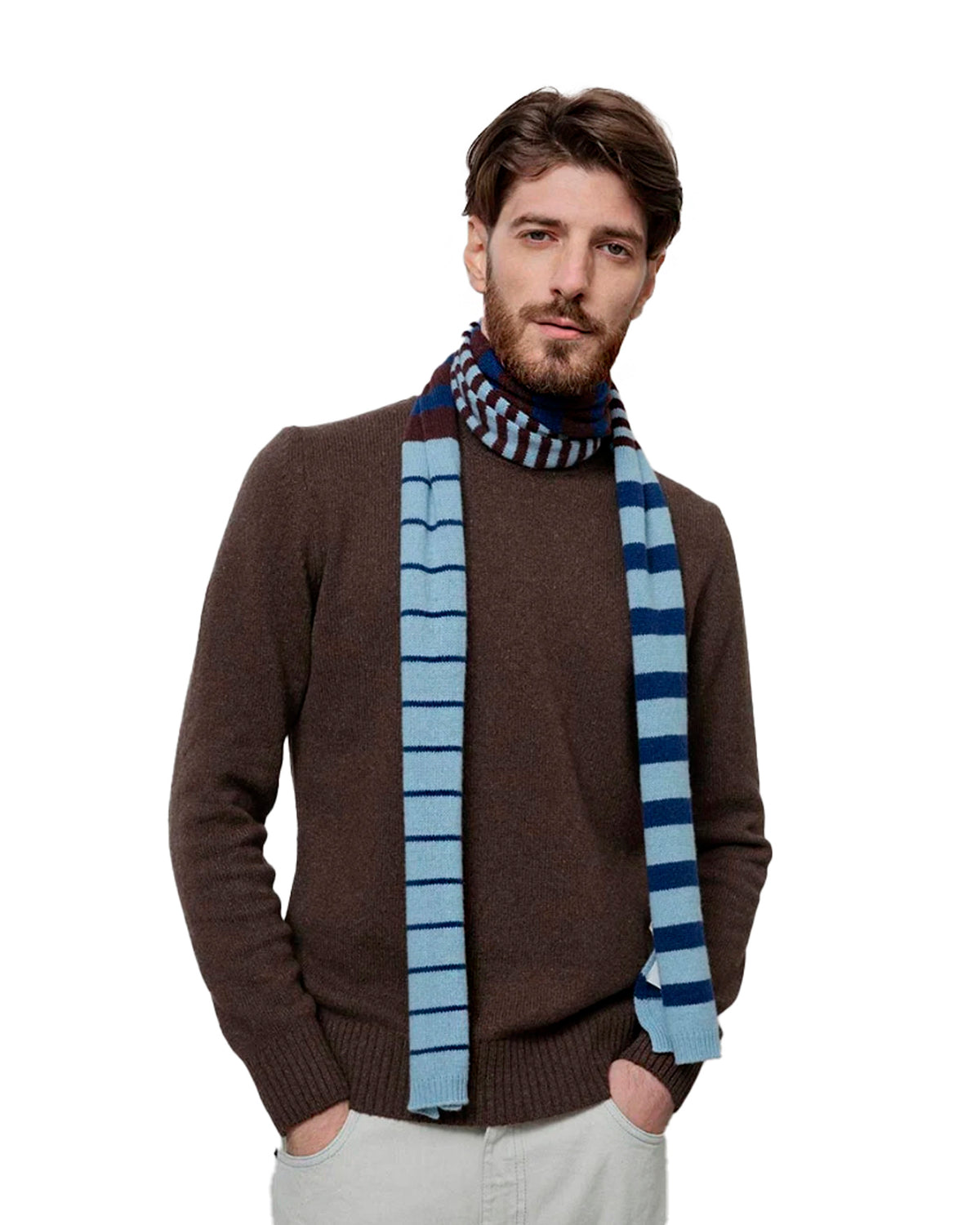 Rino Scarf Multicolor Azzurro