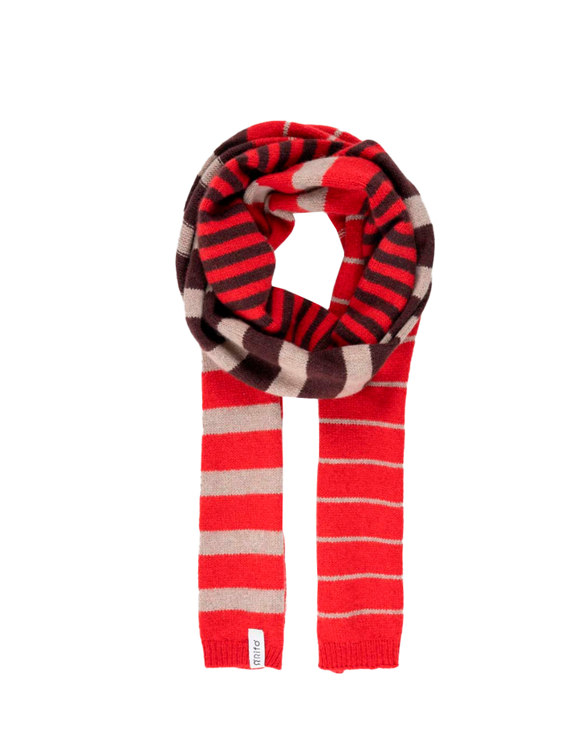 Rino Scarf Multicolor Rosso