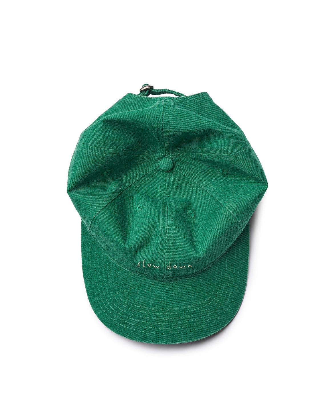 Slow Down Washed Cap Green