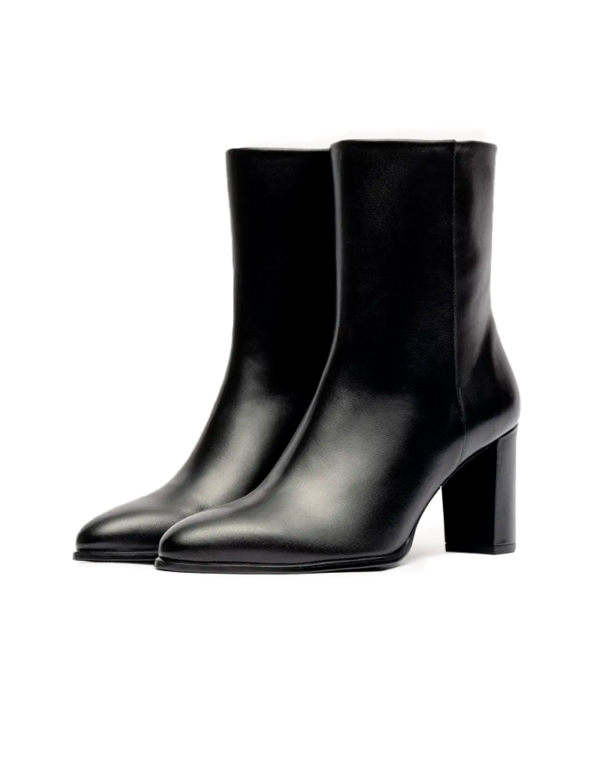 The Ankle Boot Black Nappa