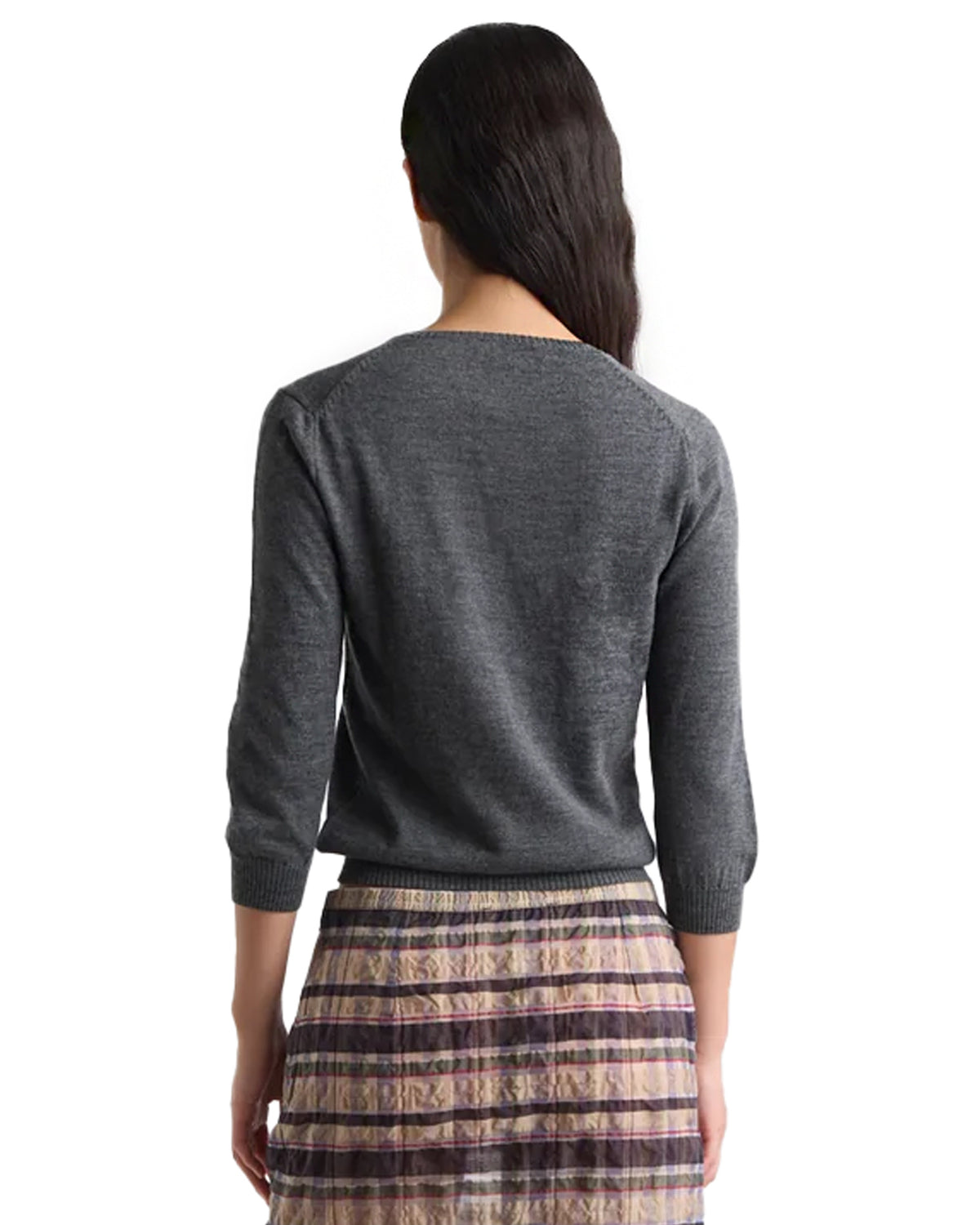 Tilsa V-neck Sweater Grey