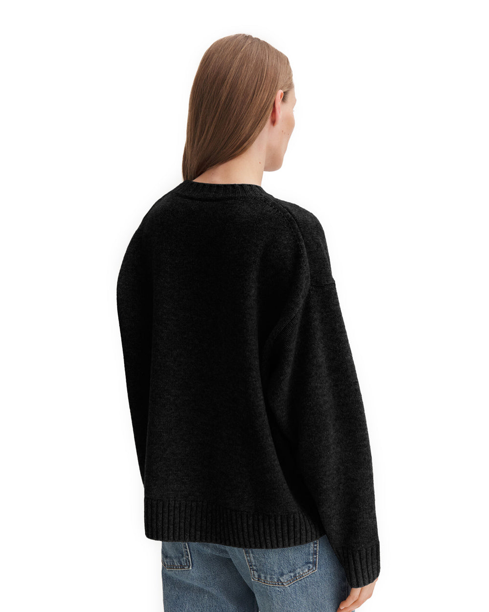 Wool Cashmere Sweater Black