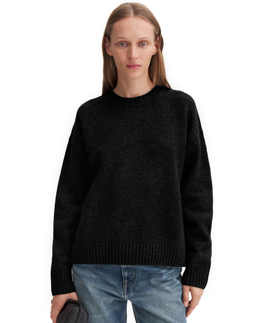 Wool Cashmere Sweater Black