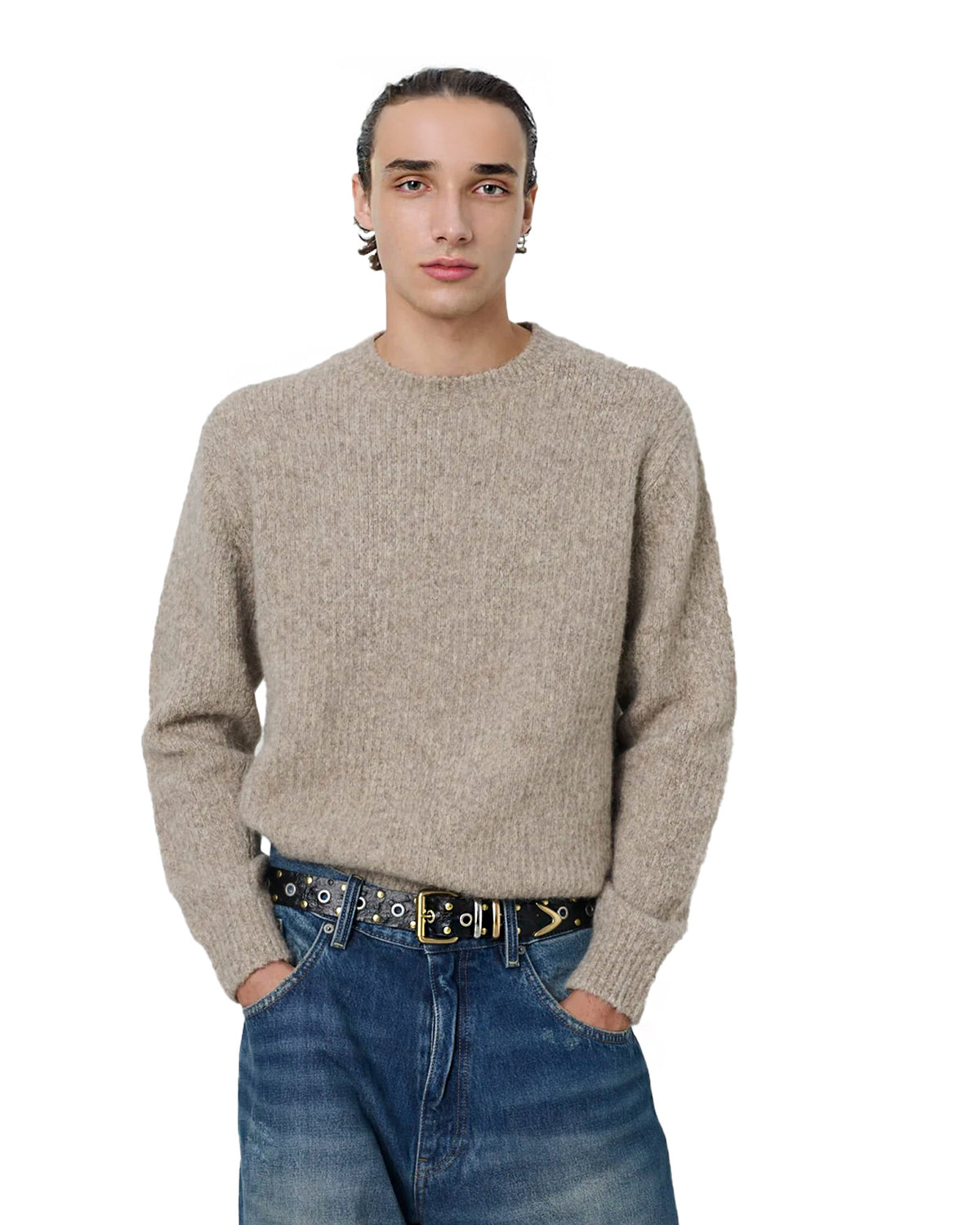 Yak Sweater Dark Oat