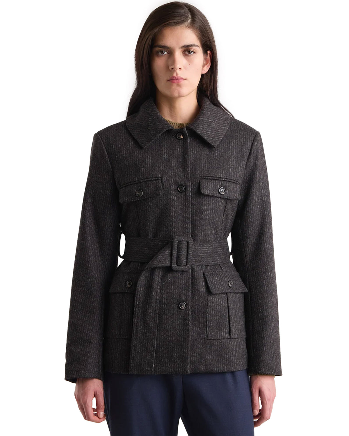 Zepel II Fitted Jacket Grey