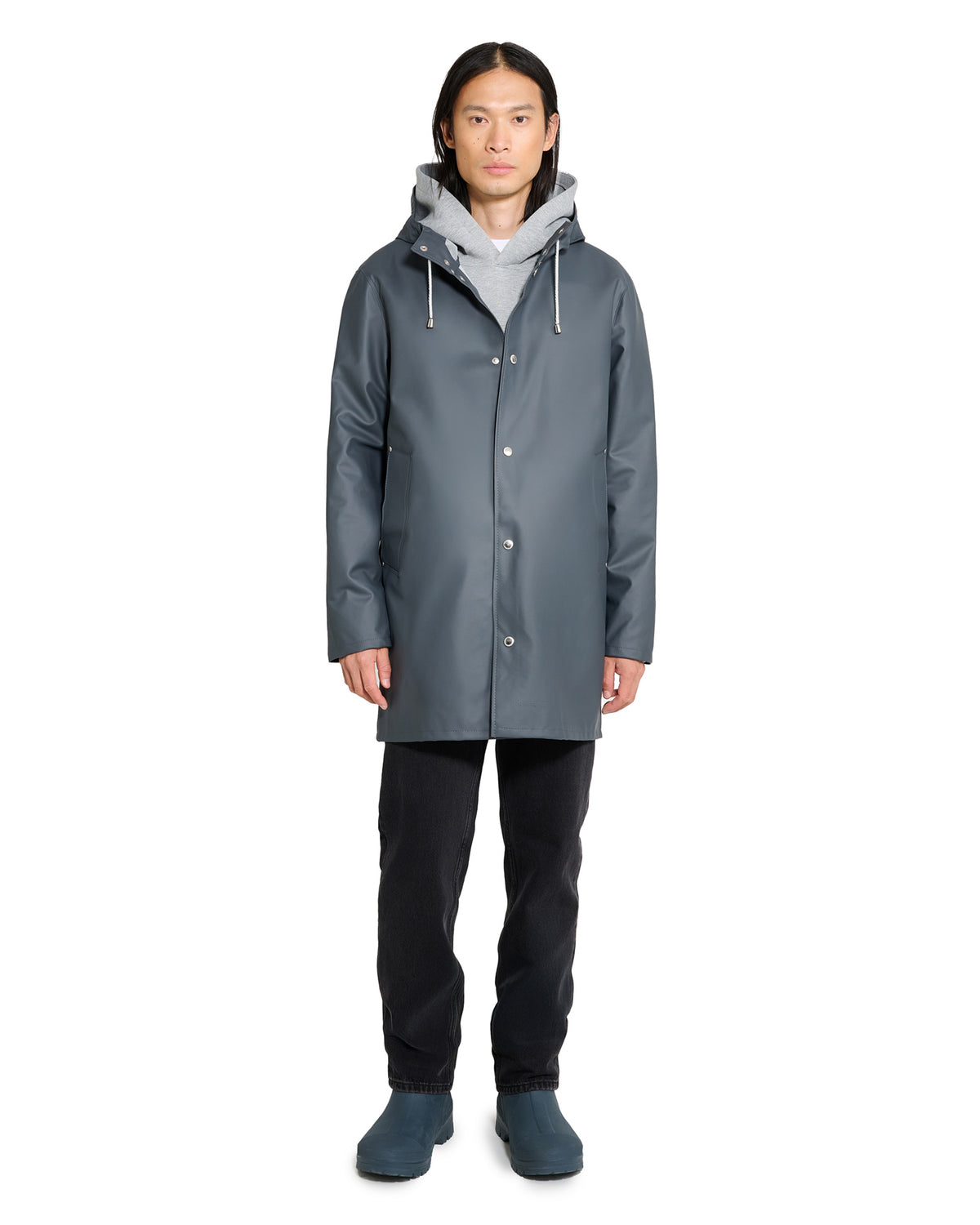 Stockholm Lightweight Raincoat Charcoal
