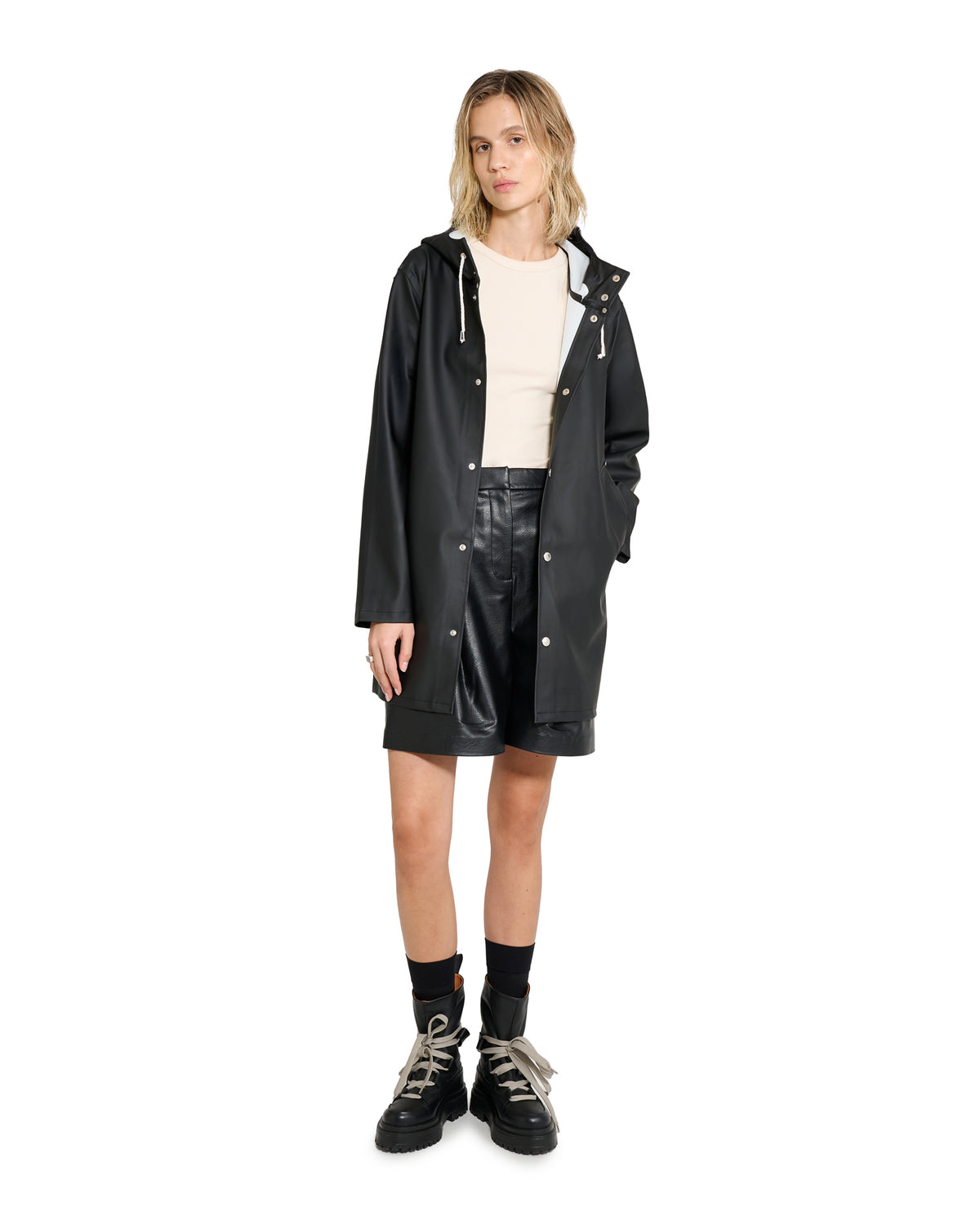 Stockholm Raincoat Black