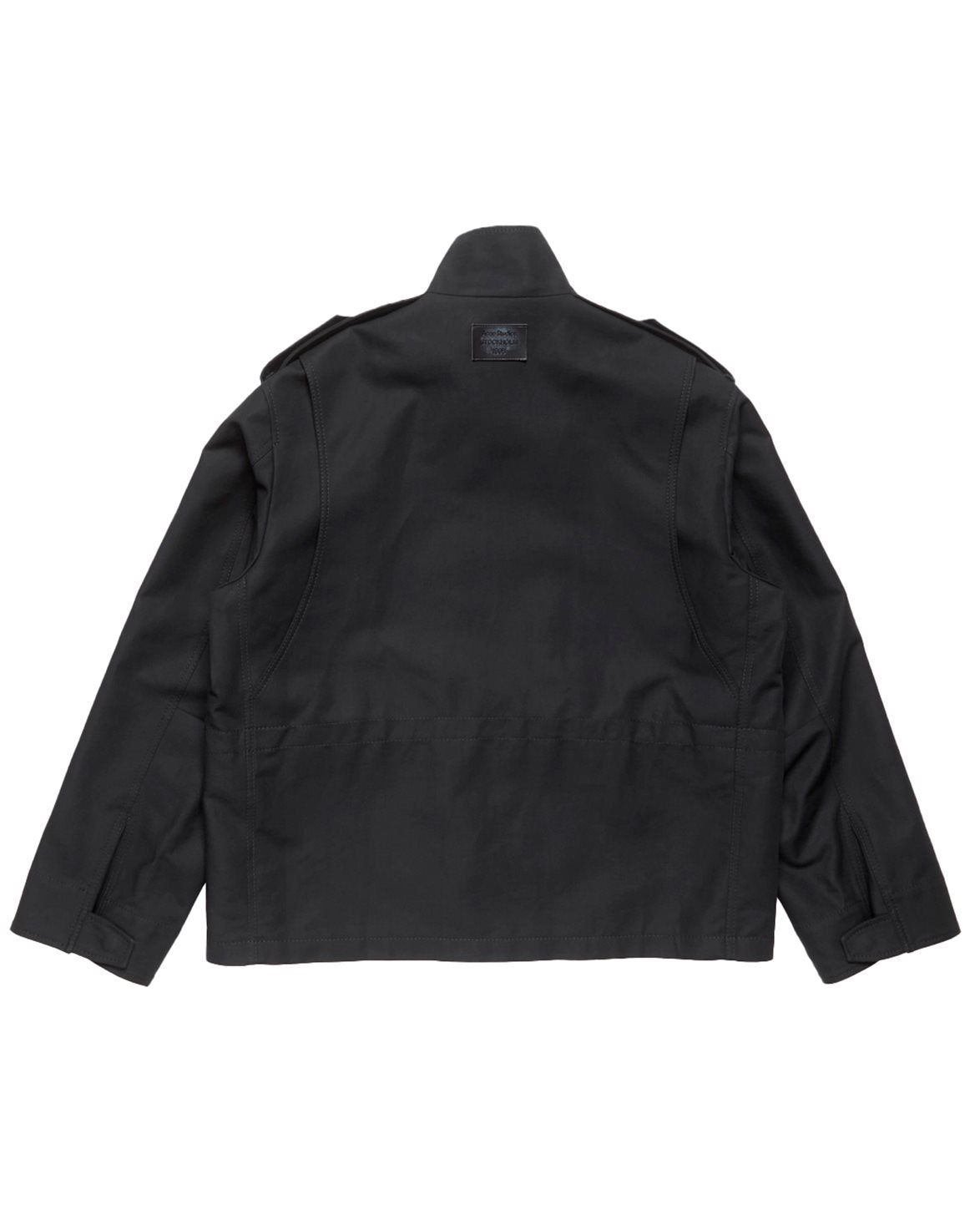 Cotton Canvas Field Jacket Black