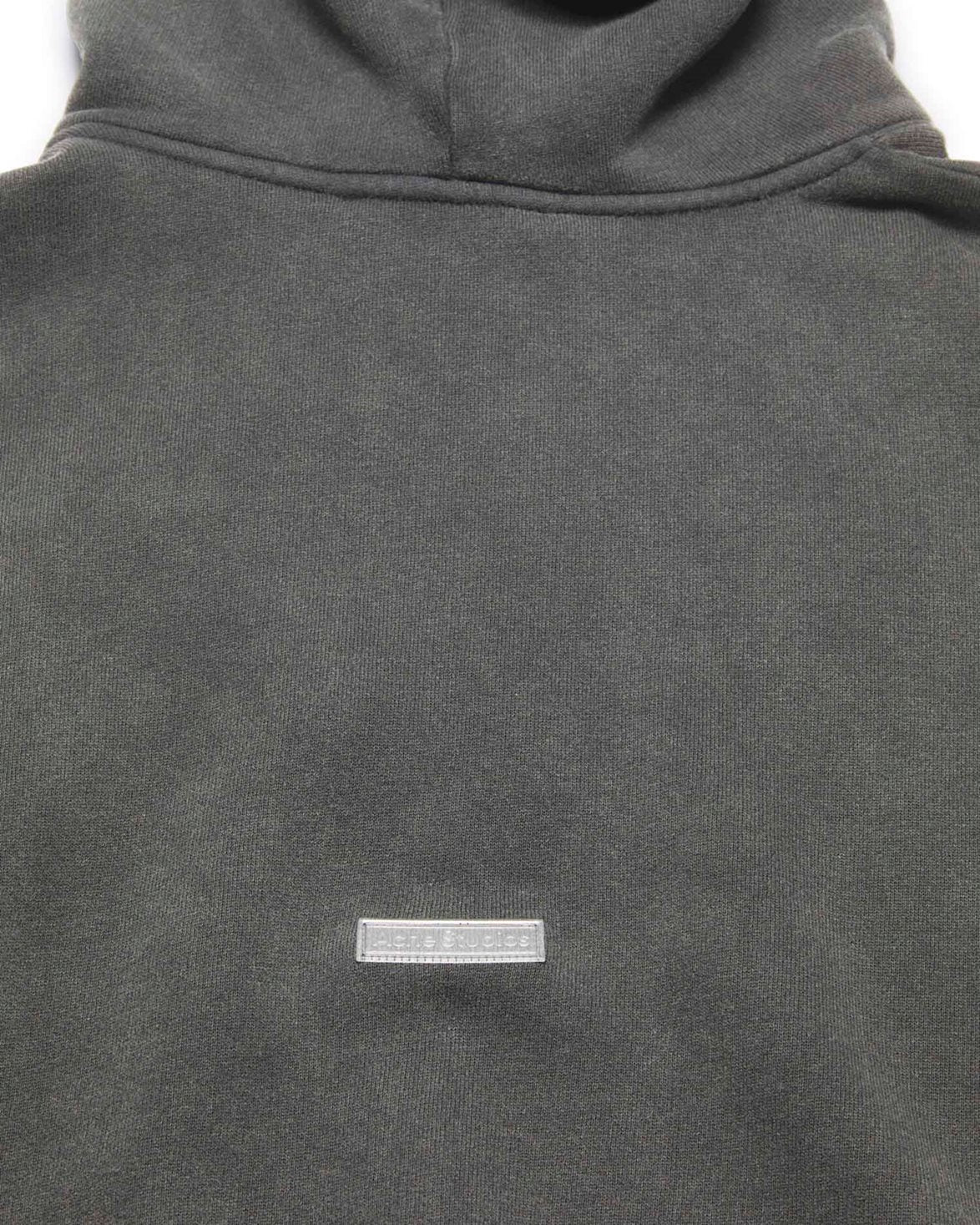Hooded Patch Logo Sweater Faded Black
