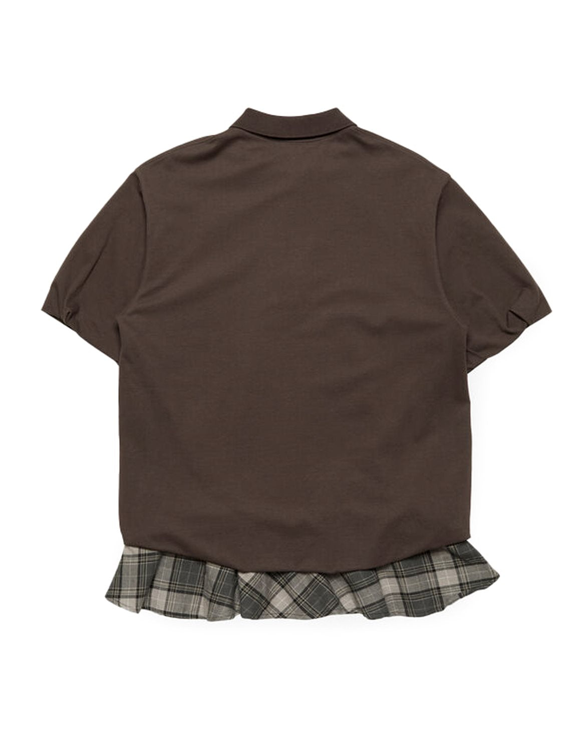 Layered Jersey Dress	Dark Brown