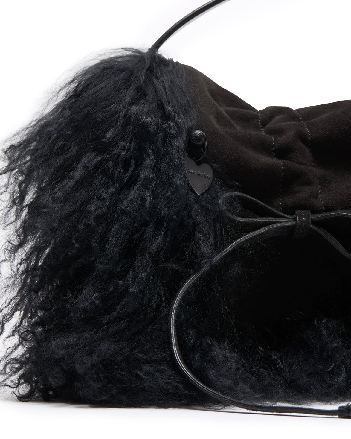 Multipocket Bag Fur Edge Black