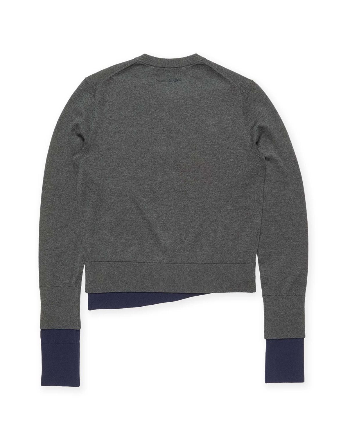 Silk Argyle Cardigan Dark Grey/Multi
