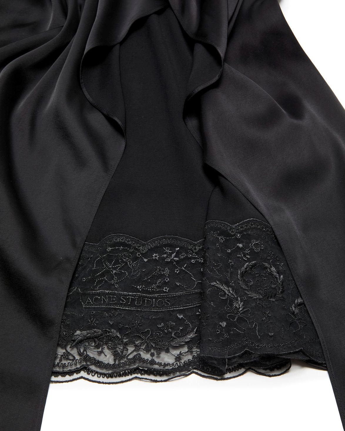 Viscose Lace Skirt Black