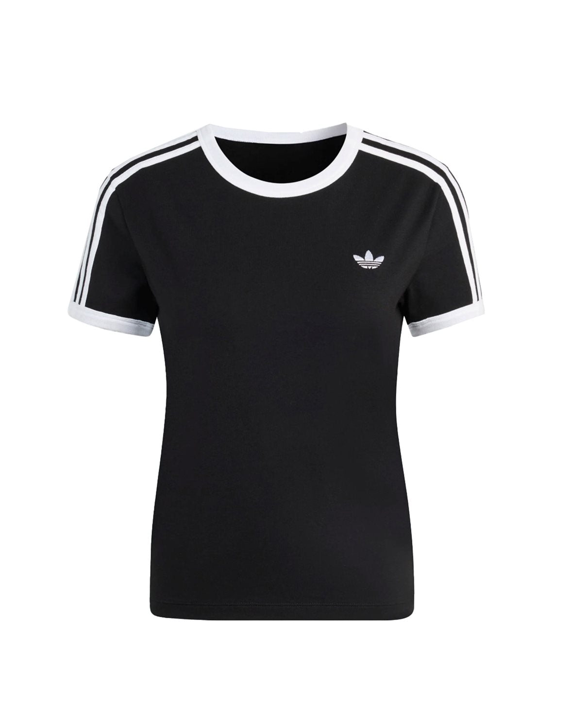 3-Stripes Slim T-Shirt Black/White