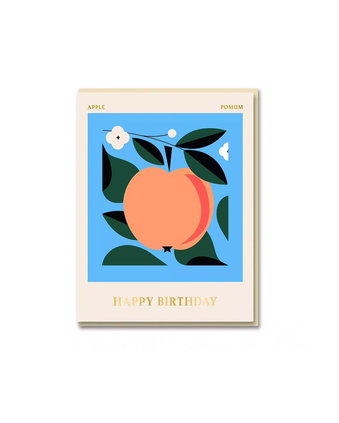 Apple Happy Birthday Card