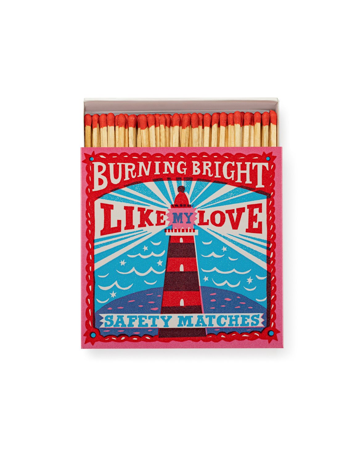 Burning Bright By The Printed Peanut Match Box