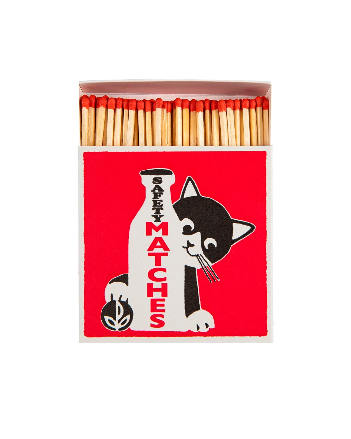 Milk Bottle Cat Match Box
