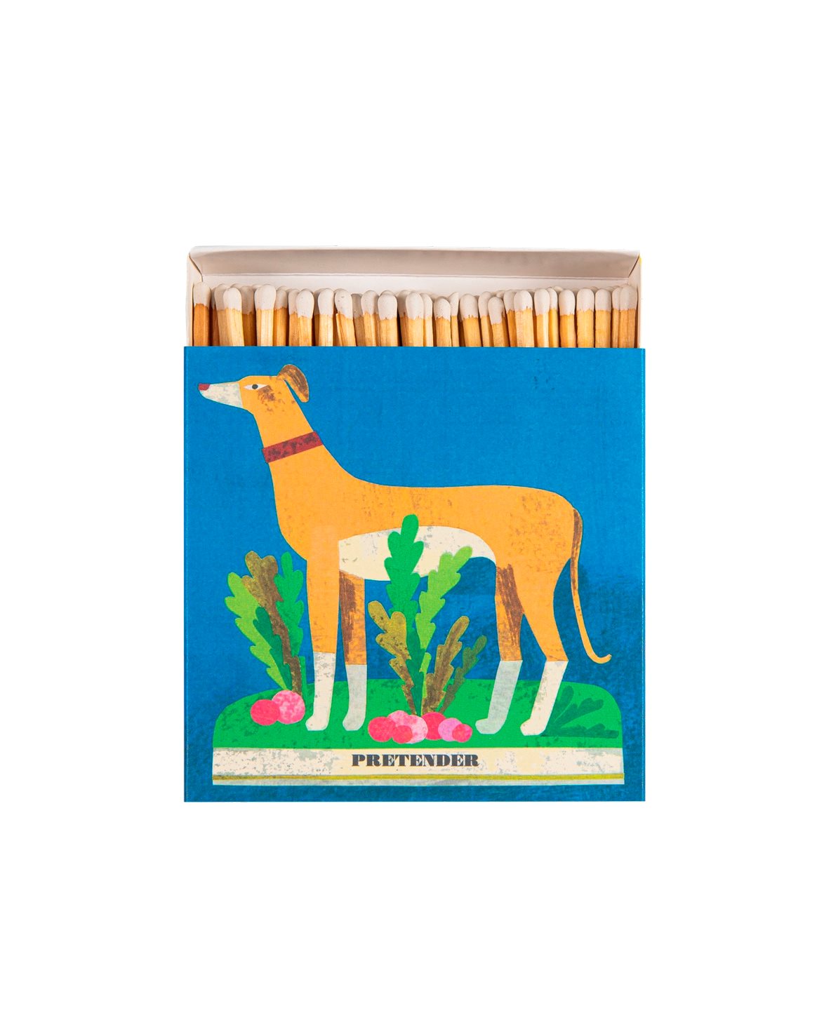 Whippet And Radishes Match Box