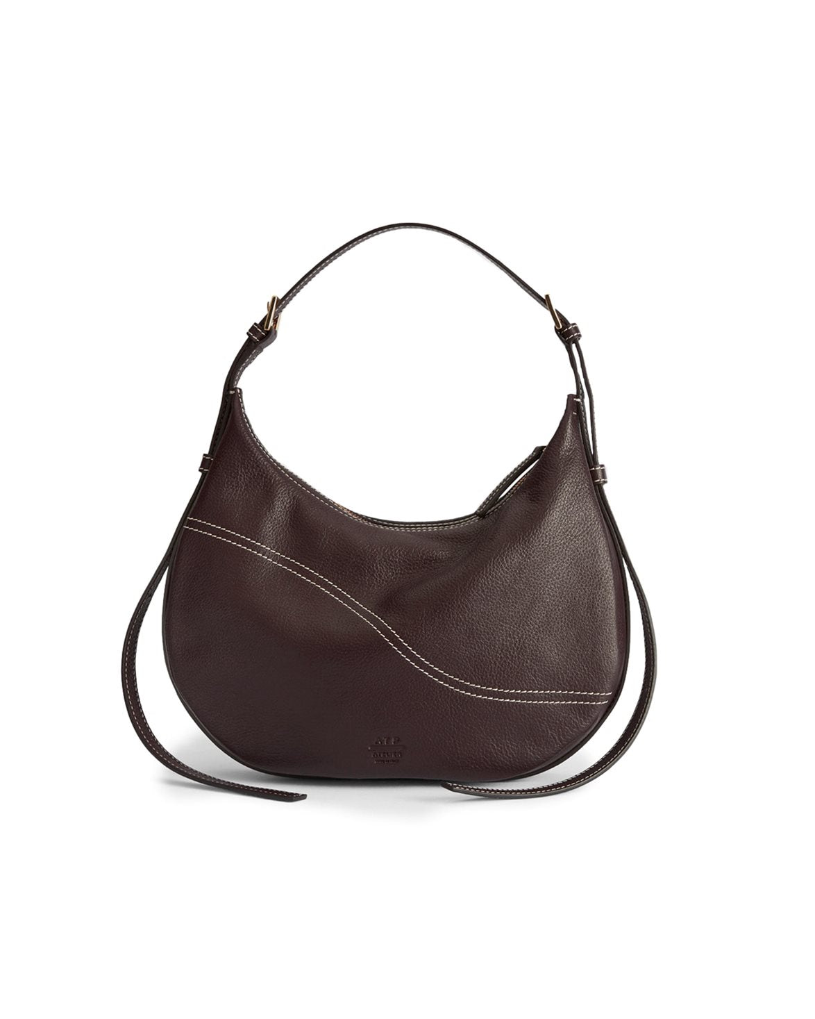 Liveri Small Hobo Bag Walnut/Contrast Stich