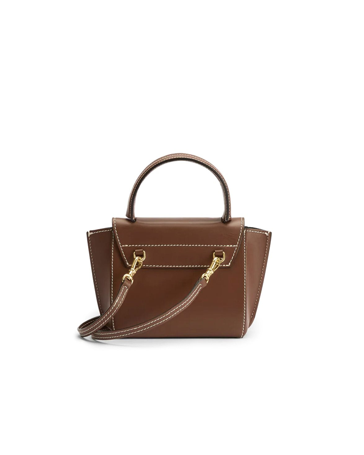 Montalcino Mini Handbag Cannella/Contrast Stitch