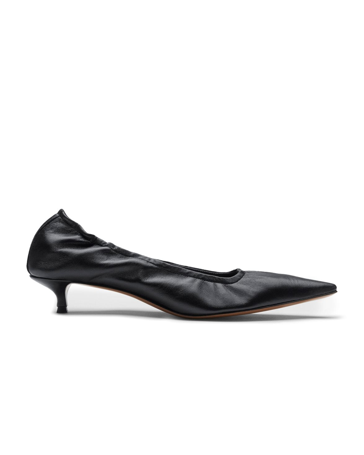 Valfurva Mid Heel Pump Black