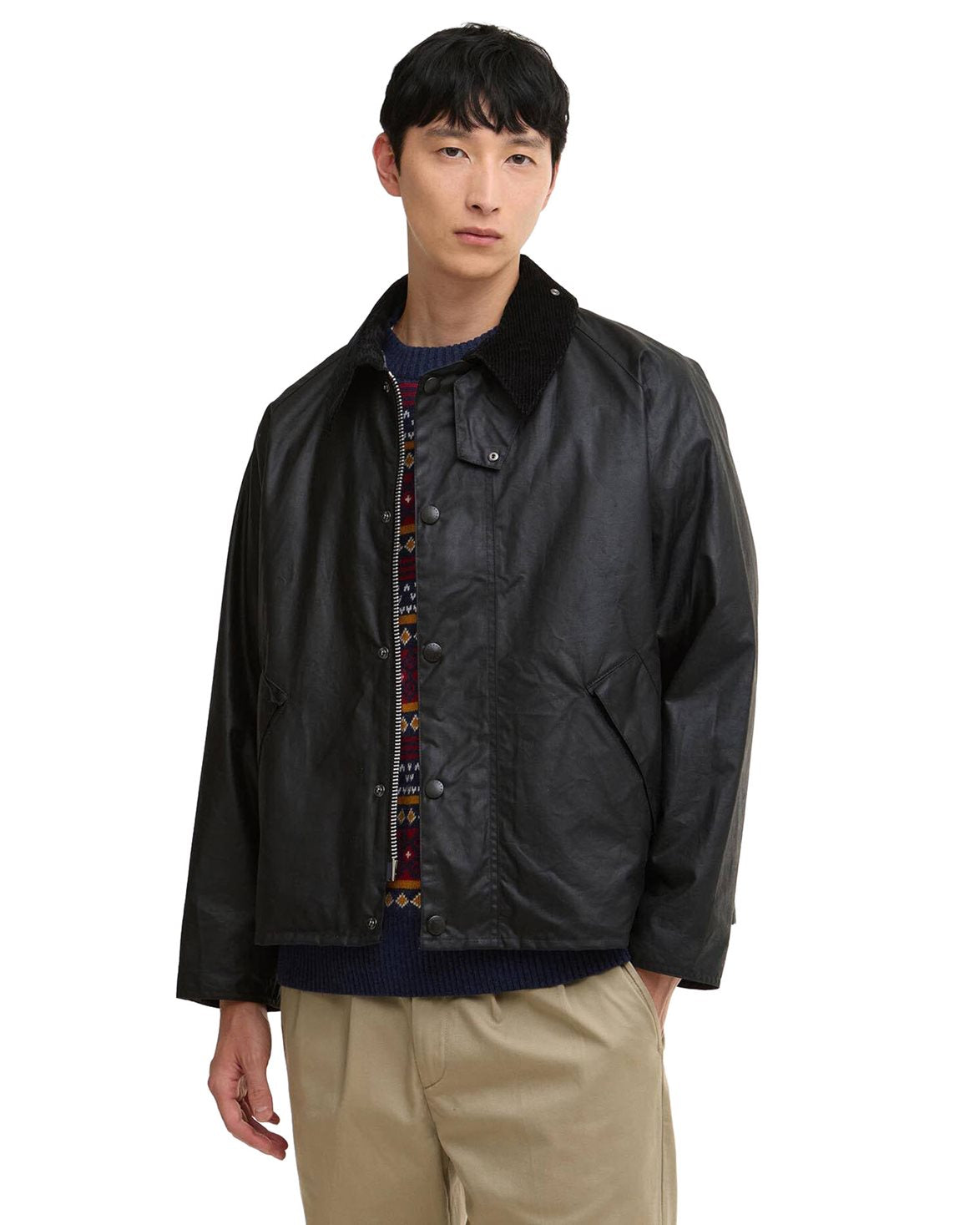 Transport Wax Jacket Black