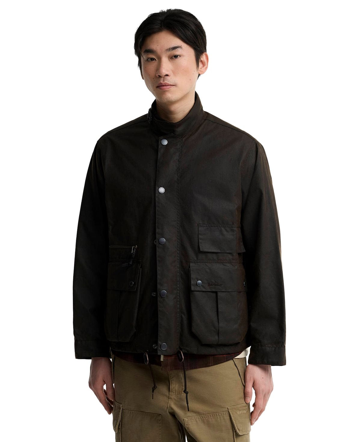 Ursula Wax Jacket Dark Brown