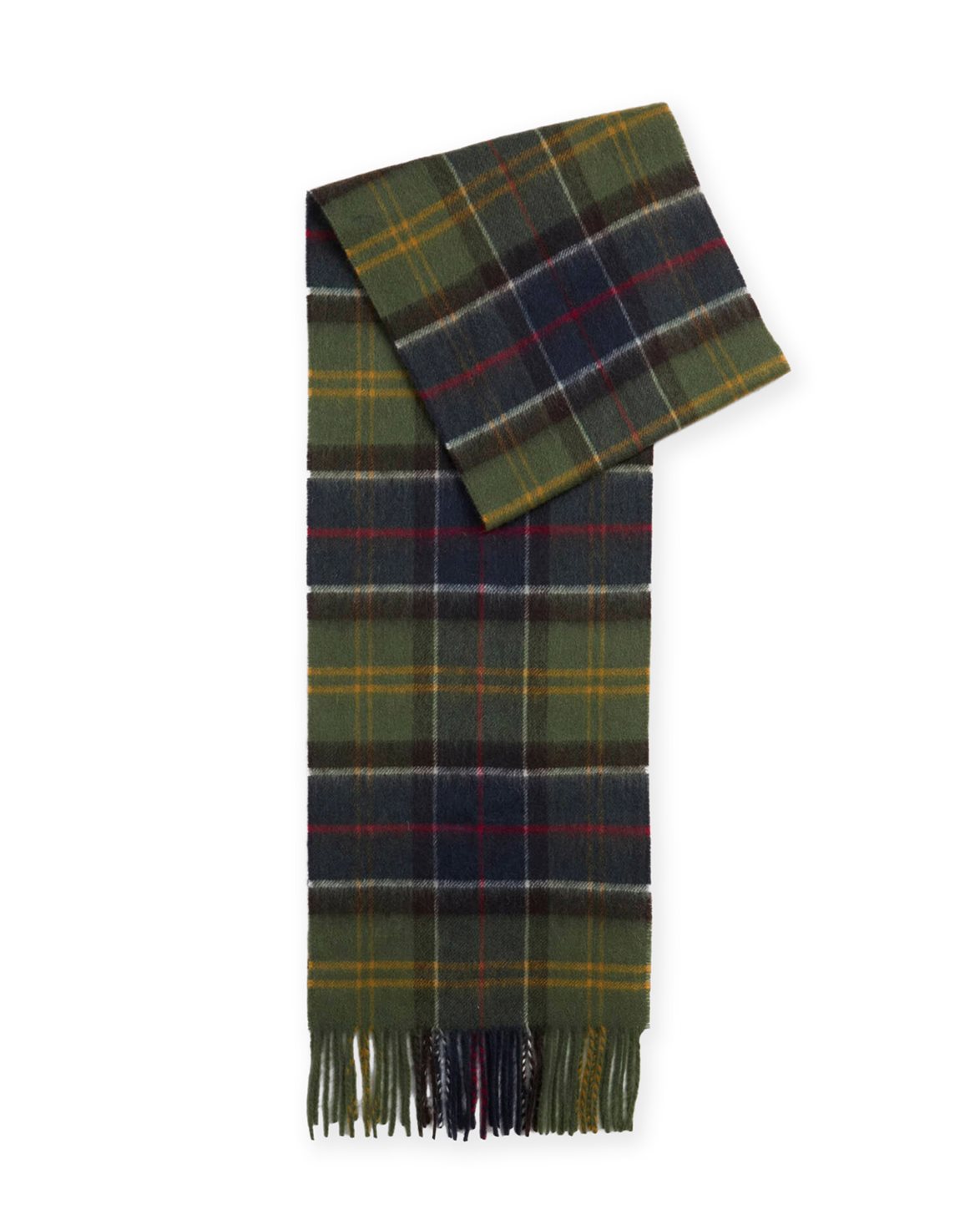 Wool Cashmere Scarf Classic Tartan