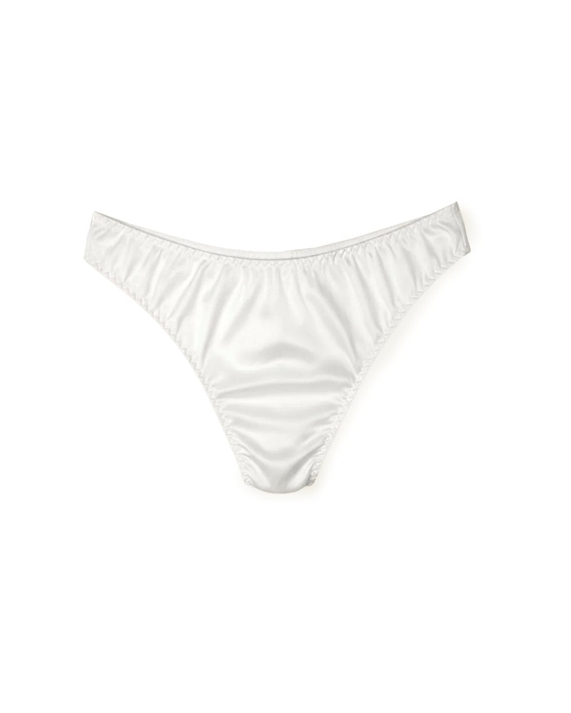 Mae Silk Brief Off White