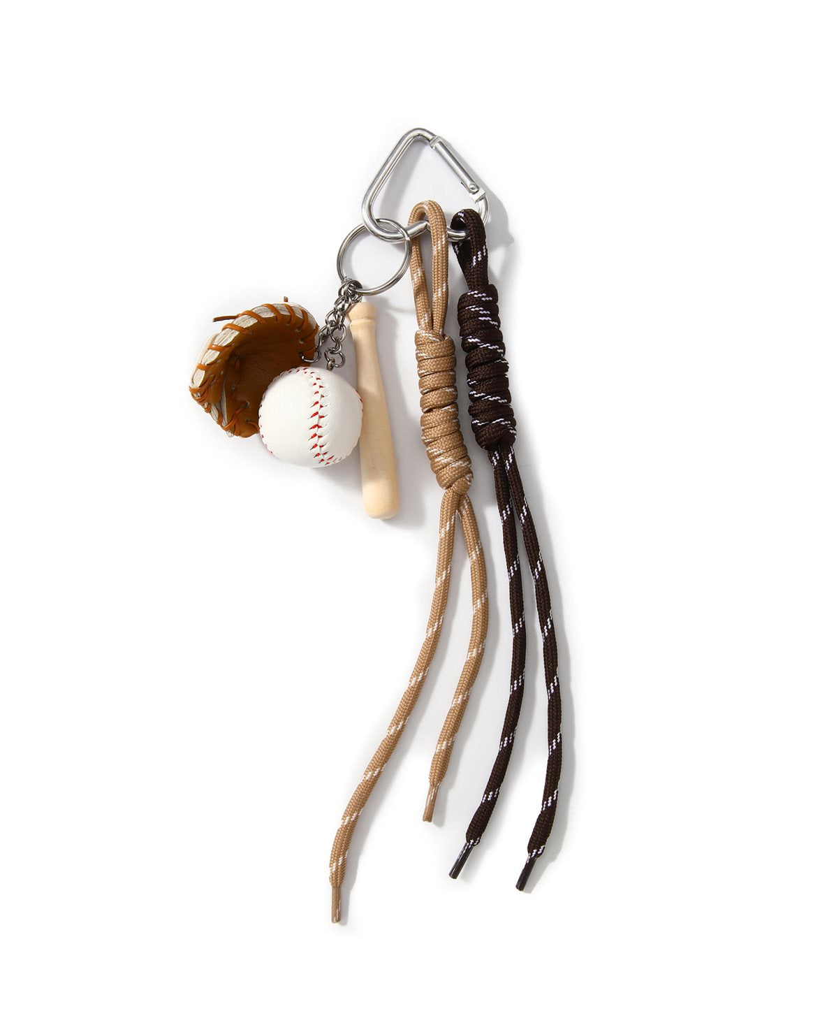 Baseball Bag Charm Brown