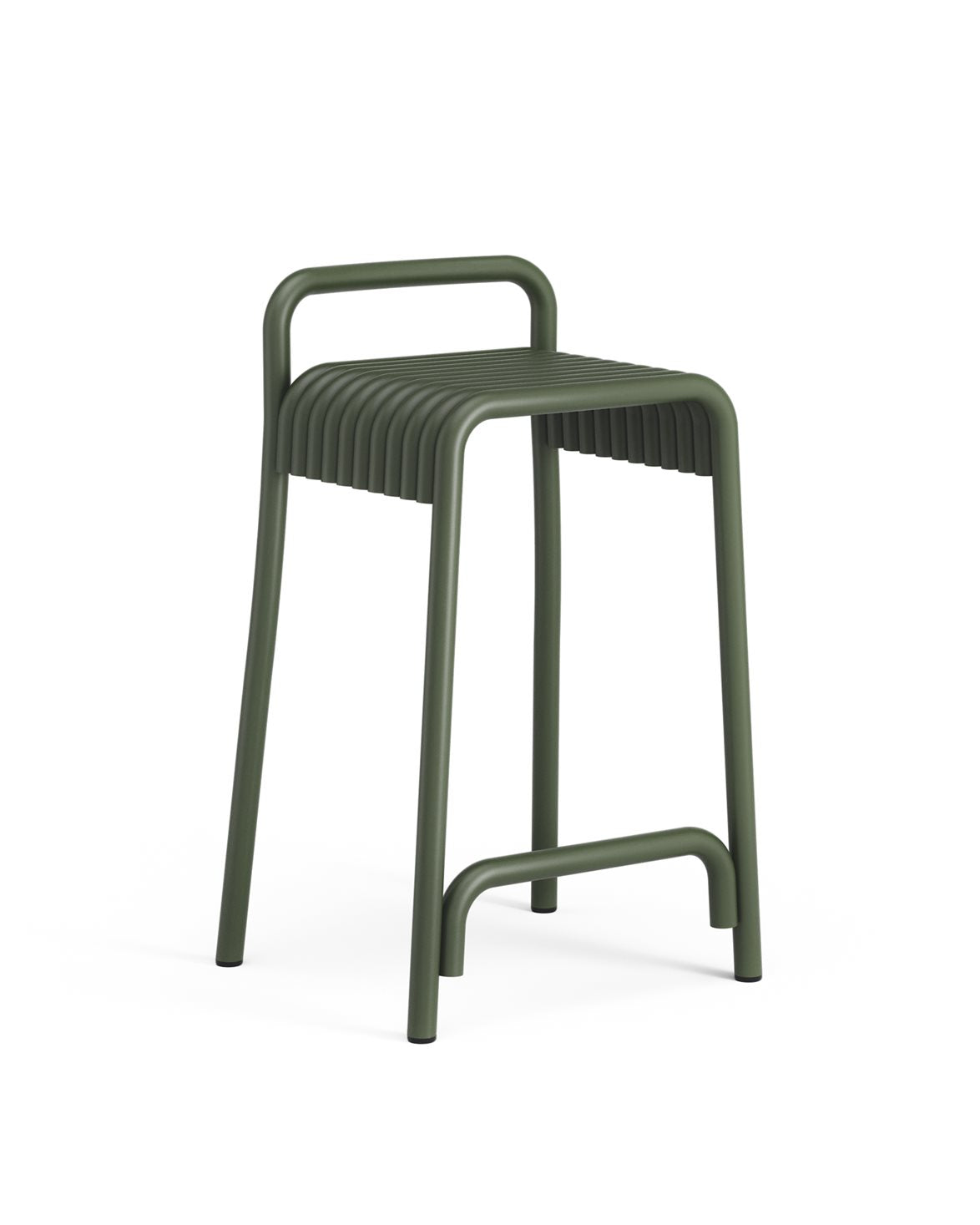 Kane Bar Stool Chrome Green