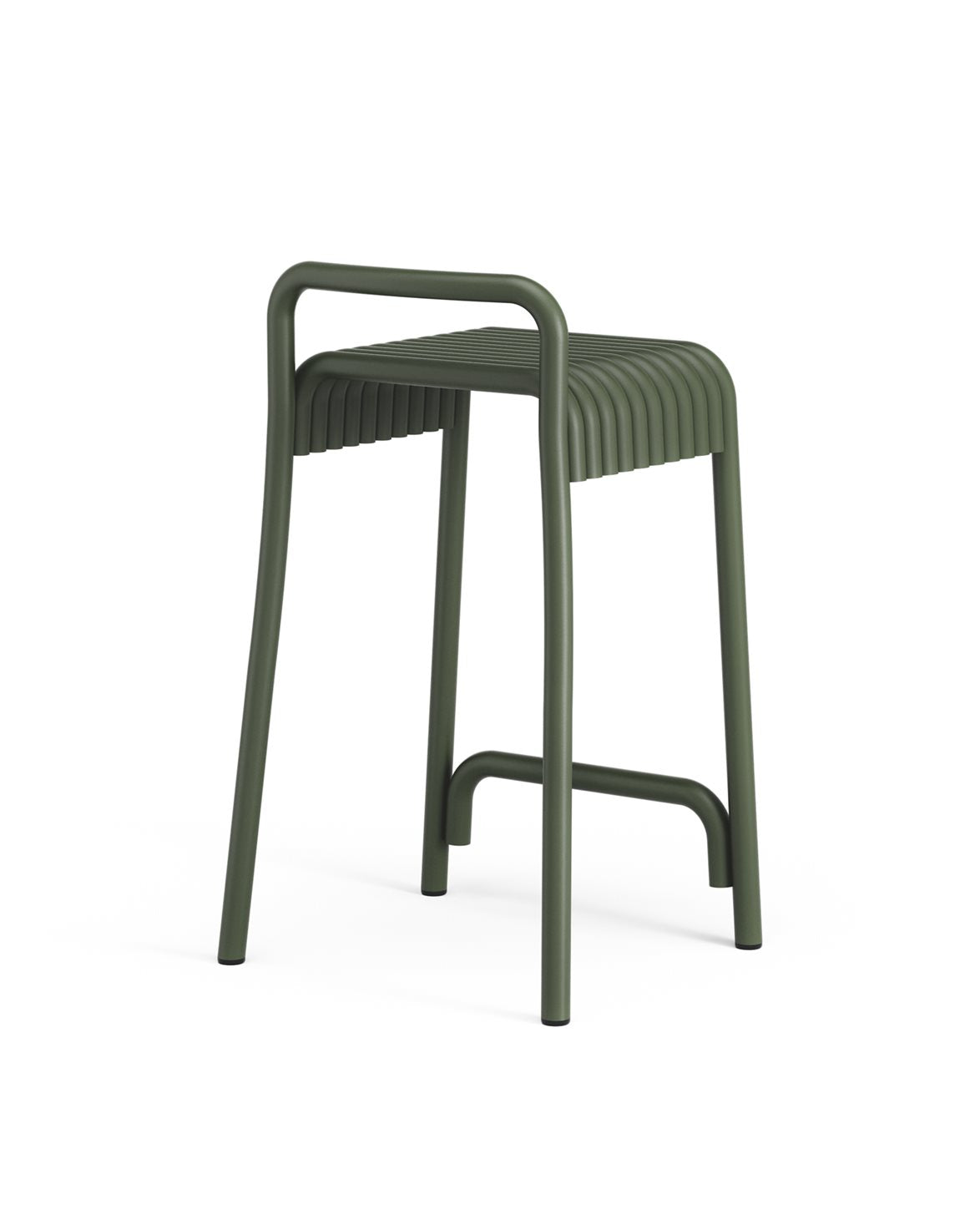 Kane Bar Stool Chrome Green