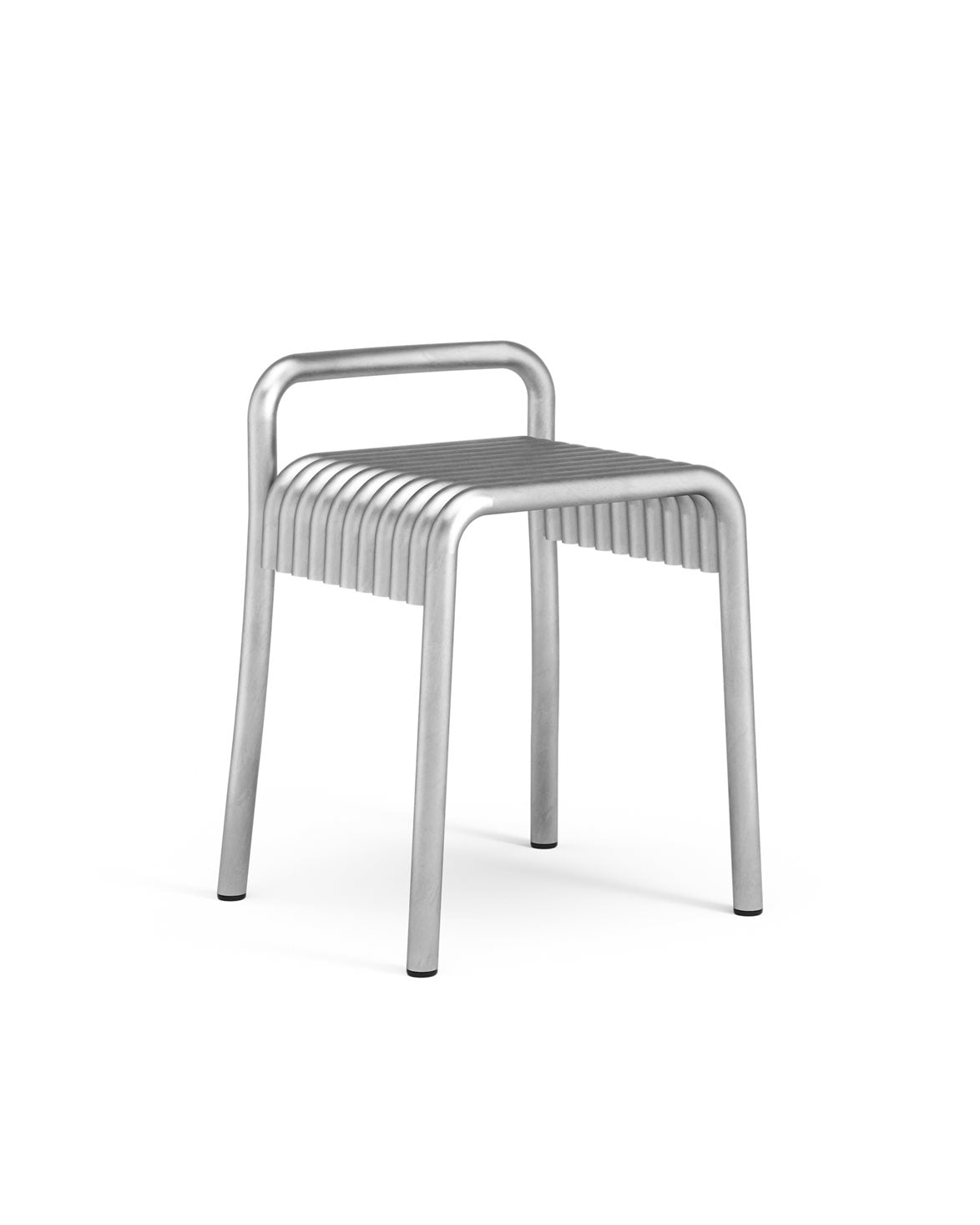 Kane Low Stool Aluminium