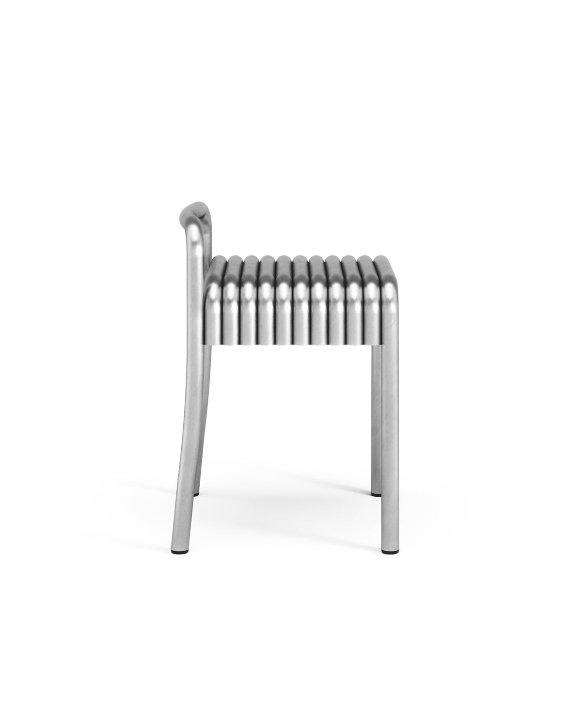 Kane Low Stool Aluminium