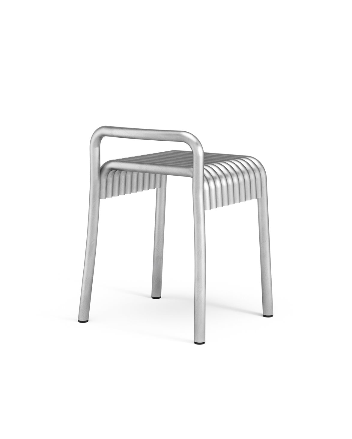 Kane Low Stool Aluminium