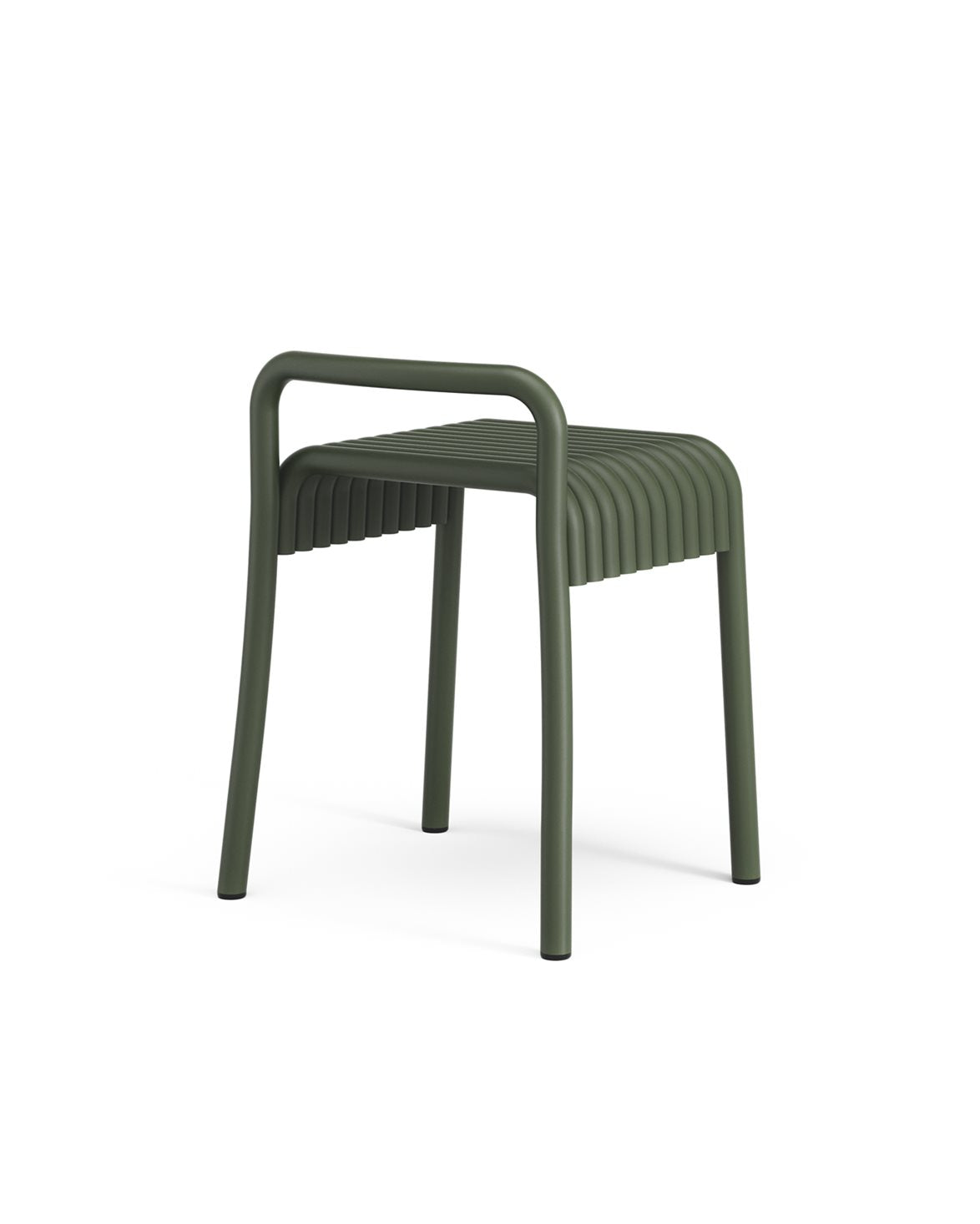 Kane Low Stool Chrome Green