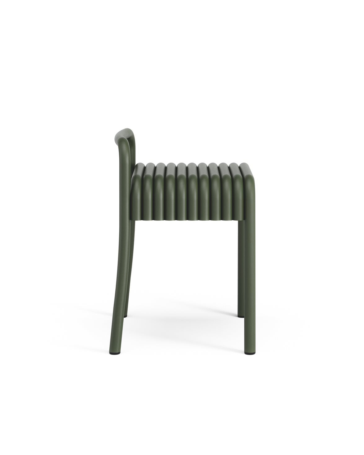 Kane Low Stool Chrome Green