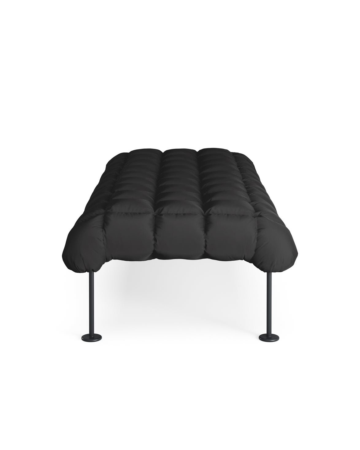 Puff Daybed Black Grey