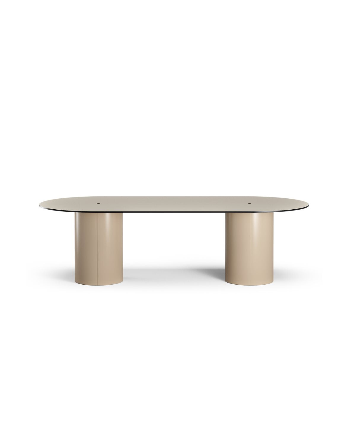 Zero Duo Table Grey Beige