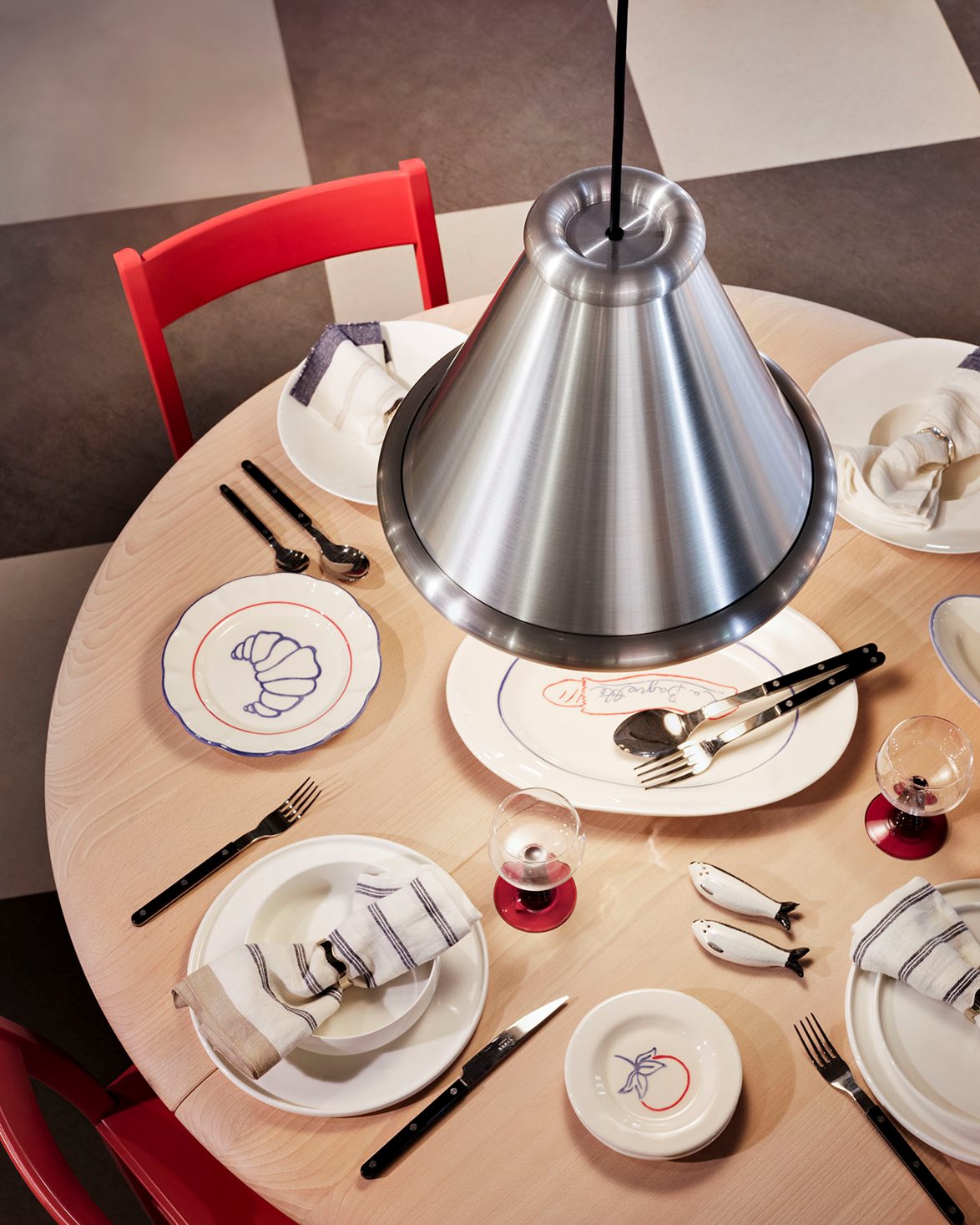 Belle Pendant Lamp Large Aluminum