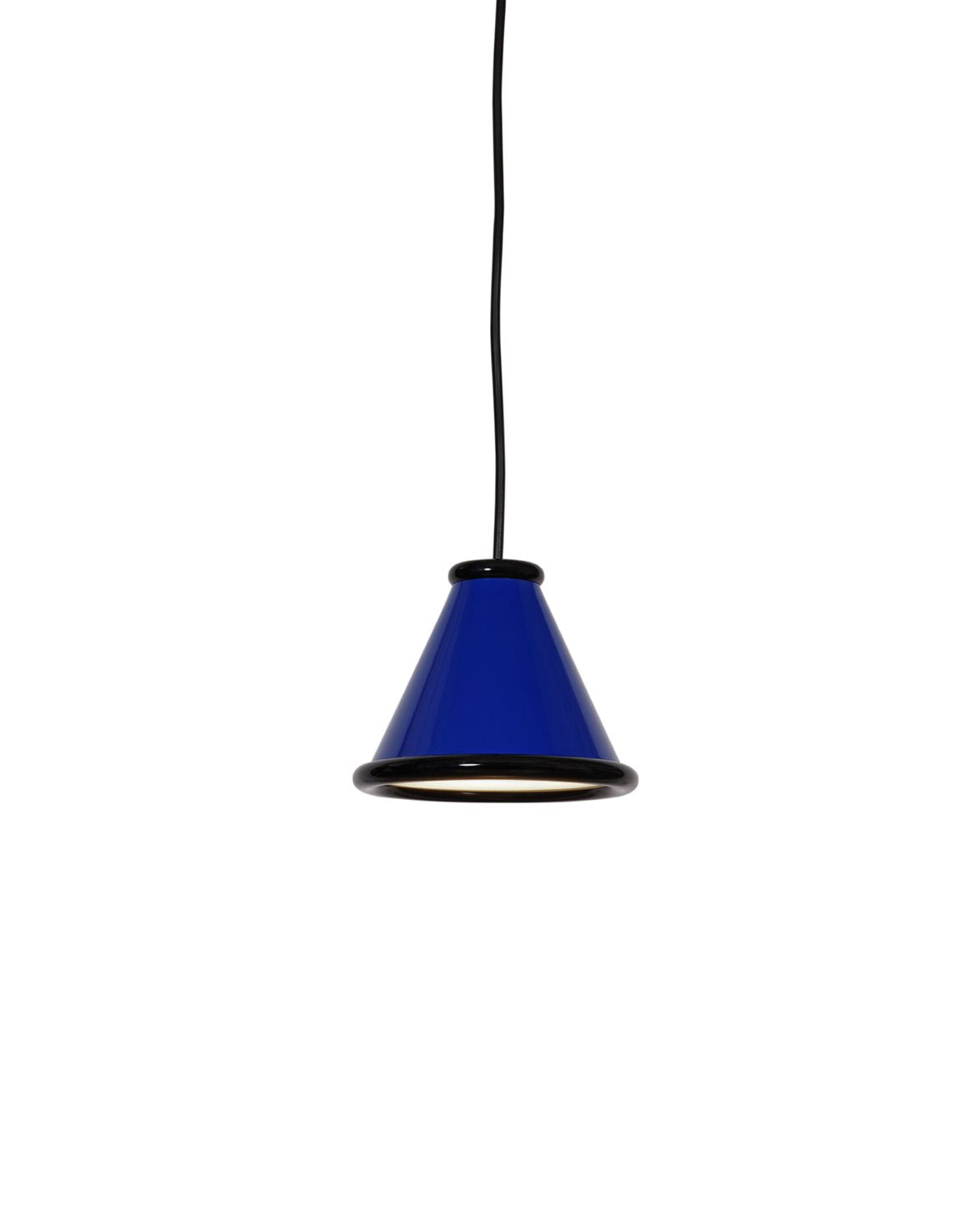 Belle Pendant Lamp Small	Ultramarin Blue/Glossy Black