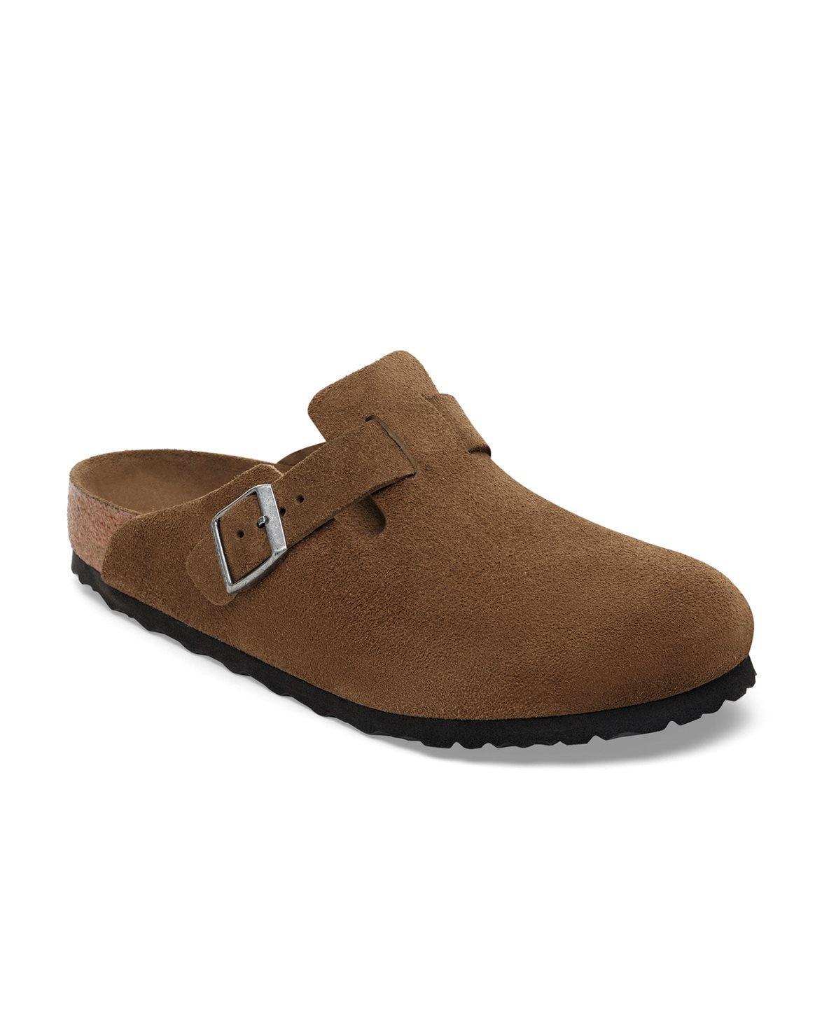 Boston Suede Leather Dark Tea